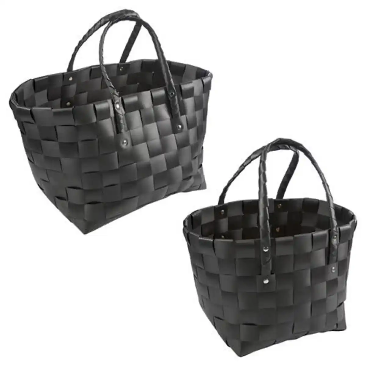 Bild 1 von LIVE IN STYLE Weidenkorb 2er-Set, Schwarz