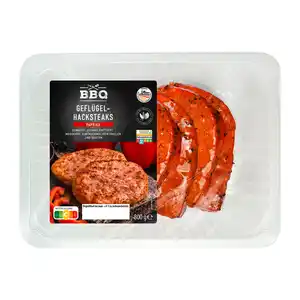 BBQ Geflügel-Hacksteak