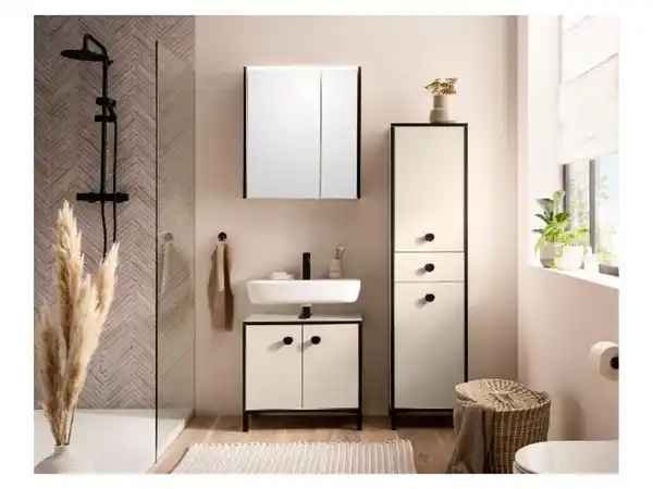 Bild 2 von Schildmeyer Spiegelschrank »Edda«, mit LED Beleuchtung