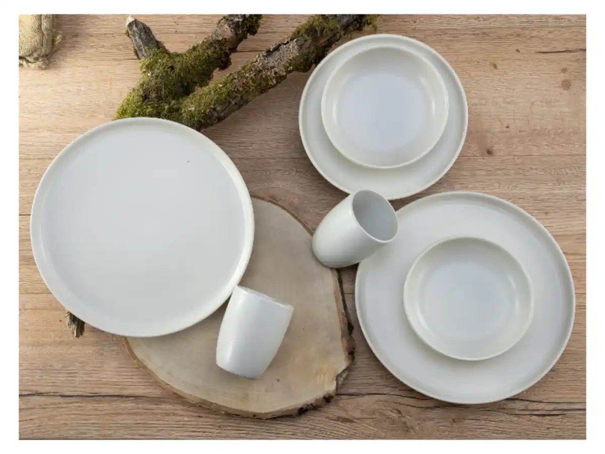 Bild 2 von Creatable Geschirrset »Uno offwhite«