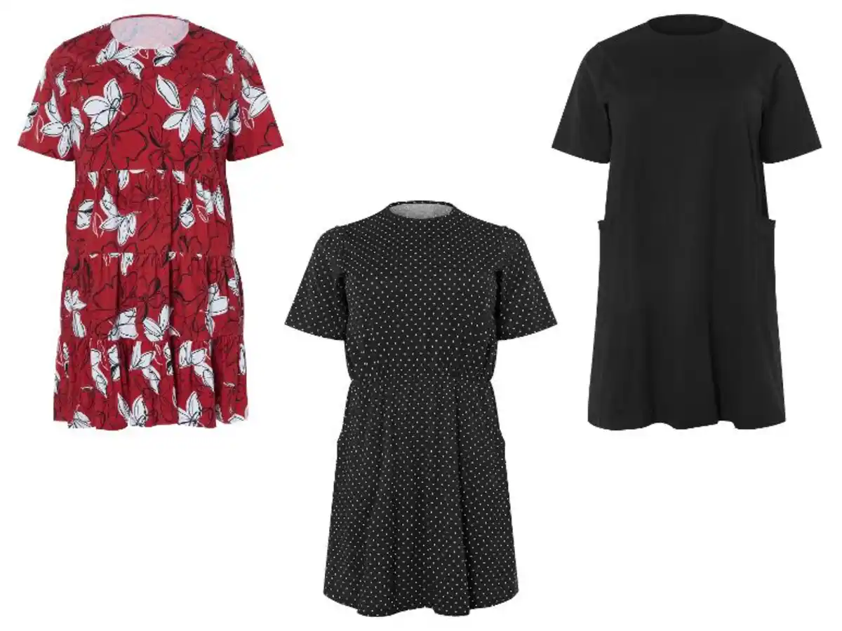 Bild 1 von esmara® Damen Kleid, mit Baumwolle