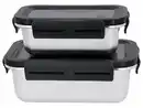 Bild 2 von SILVERCREST® Edelstahl-Frischhaltedosen-Set