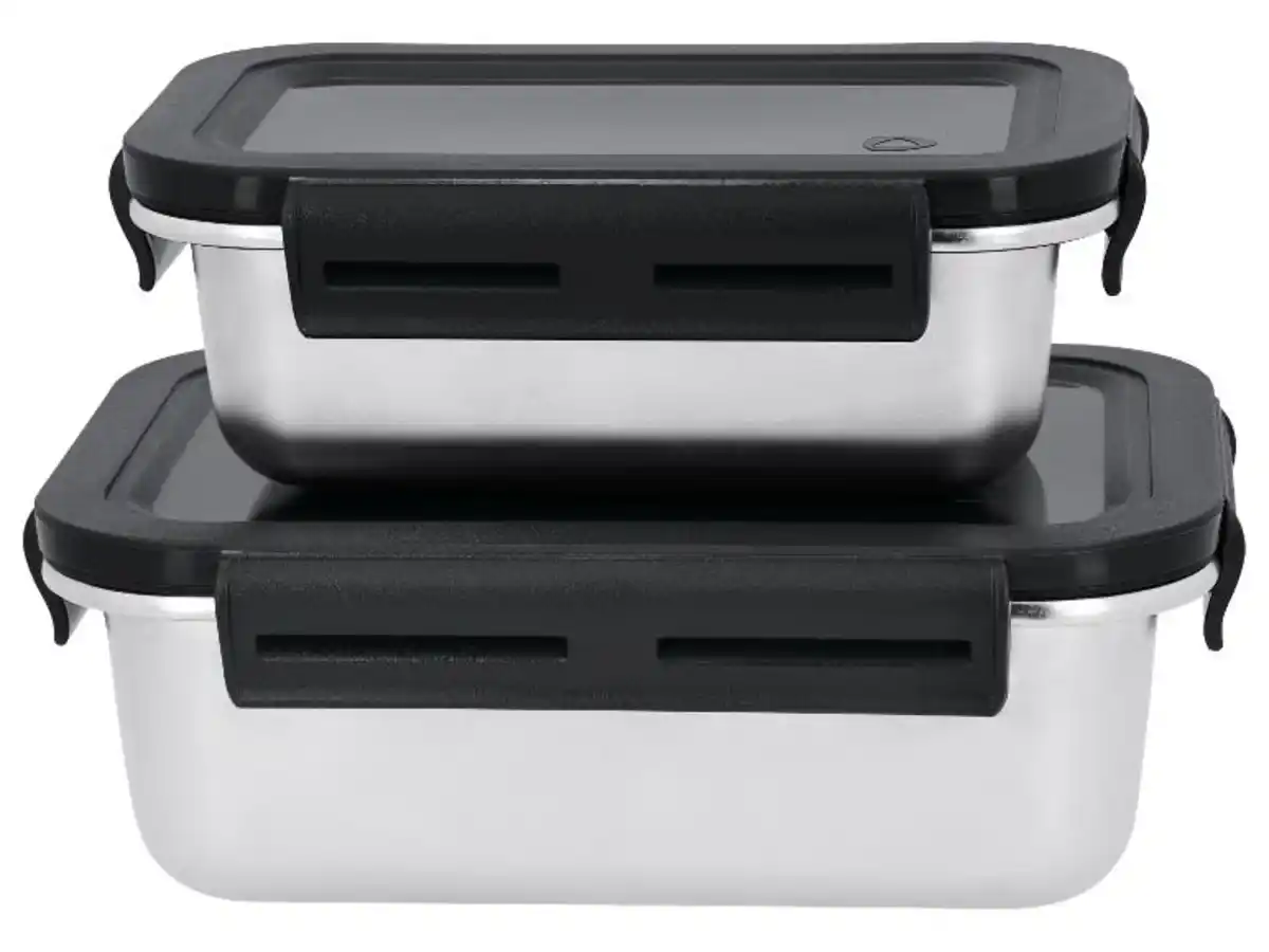 Bild 2 von SILVERCREST® Edelstahl-Frischhaltedosen-Set