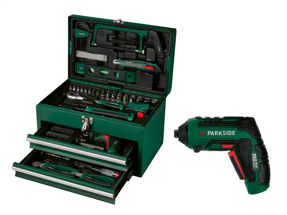Bild 4 von PARKSIDE® Werkzeugkoffer mit Akkuschrauber »PWBM A1«