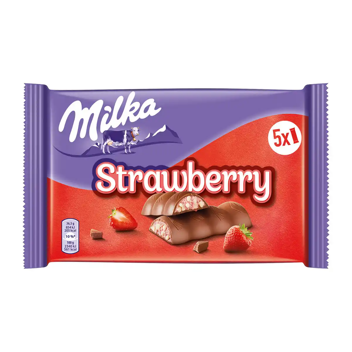 Bild 1 von MILKA Schoko-Riegel Erdbeere