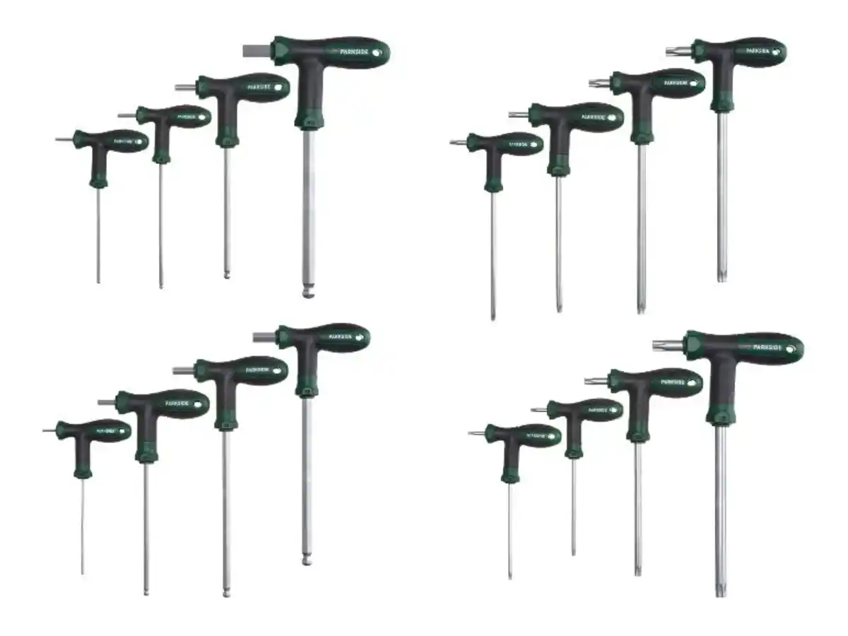 Bild 1 von PARKSIDE® Innensechskant-Stiftschlüssel-Satz mit T-Griff / TX-Stiftschlüssel-Satz mit T-Griff