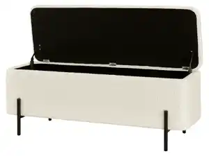 LIVARNO® Polsterbank mit Teddybezug und Metallbeinen