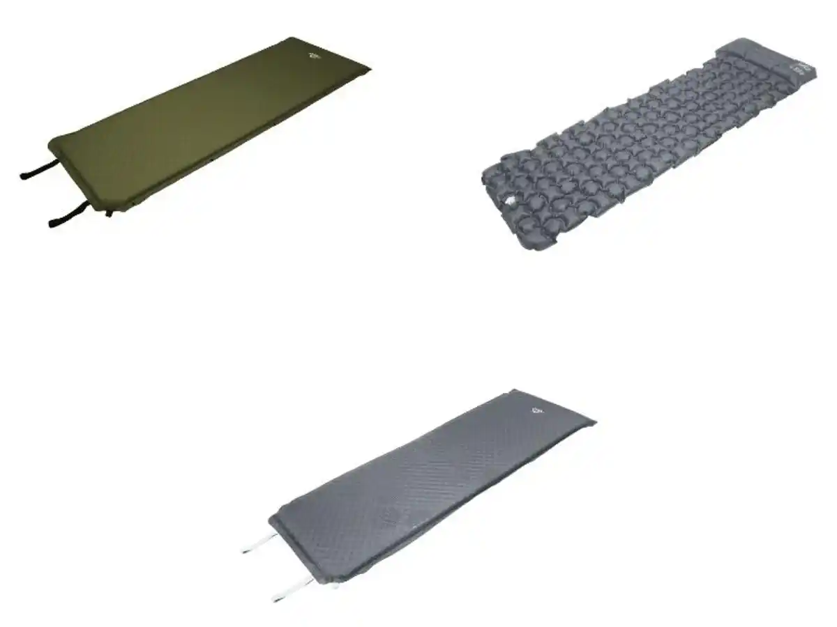 Bild 1 von CRIVIT Selbstaufblasende Campingmatte / Luftzellen-Campingmatte mit Kopfkissen