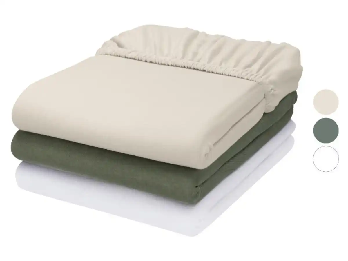 Bild 1 von LIVARNO® Jersey-Spannbettlaken, 180 - 200 x 200 cm