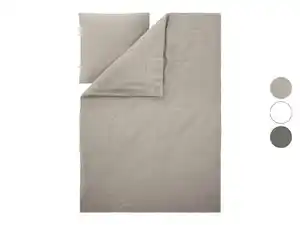LIVARNO® Bettwäsche Baumwoll Leinen Mix, 155 x 220 cm