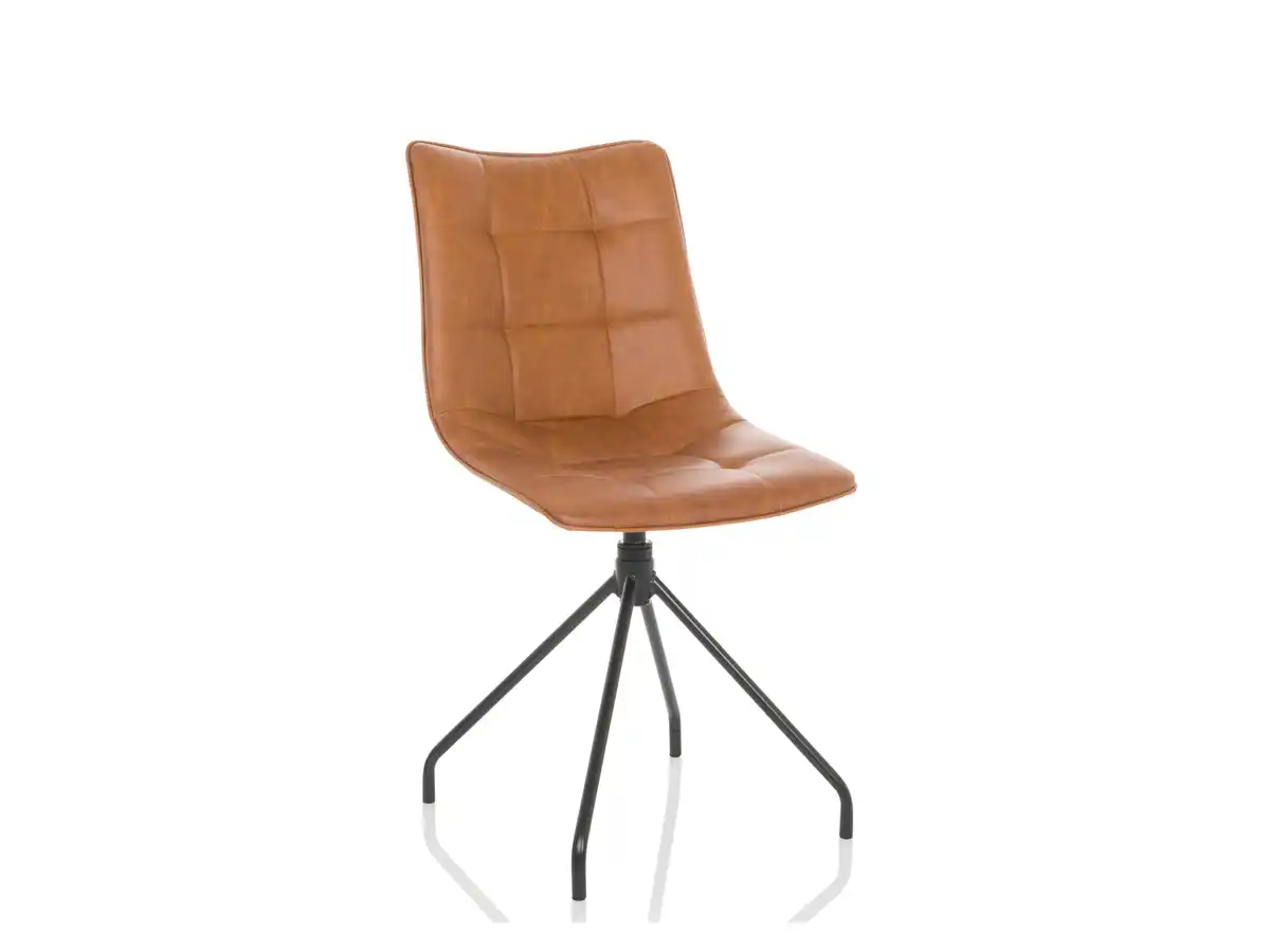 Bild 4 von hjh OFFICE Besucherstuhl / Dining Stuhl TARVISO PU  Braun