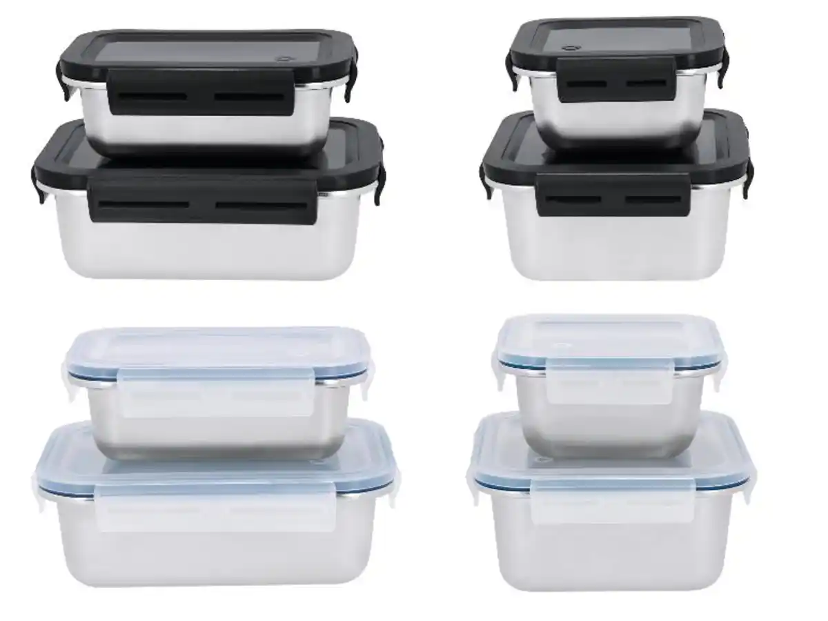 Bild 1 von SILVERCREST® Edelstahl-Frischhaltedosen-Set