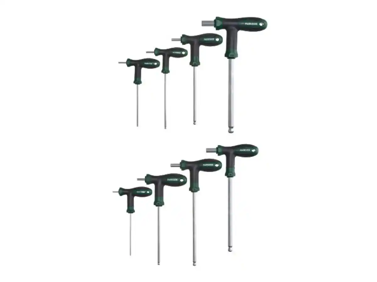 Bild 2 von PARKSIDE® Innensechskant-Stiftschlüssel-Satz mit T-Griff / TX-Stiftschlüssel-Satz mit T-Griff
