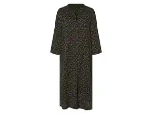 esmara® Damen Kleid, mit Crêpe-Struktur