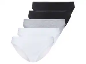 esmara® Damen Slips, 5 Stück, XL - 3XL