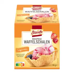BISCOTTO Knusprige Waffelschalen