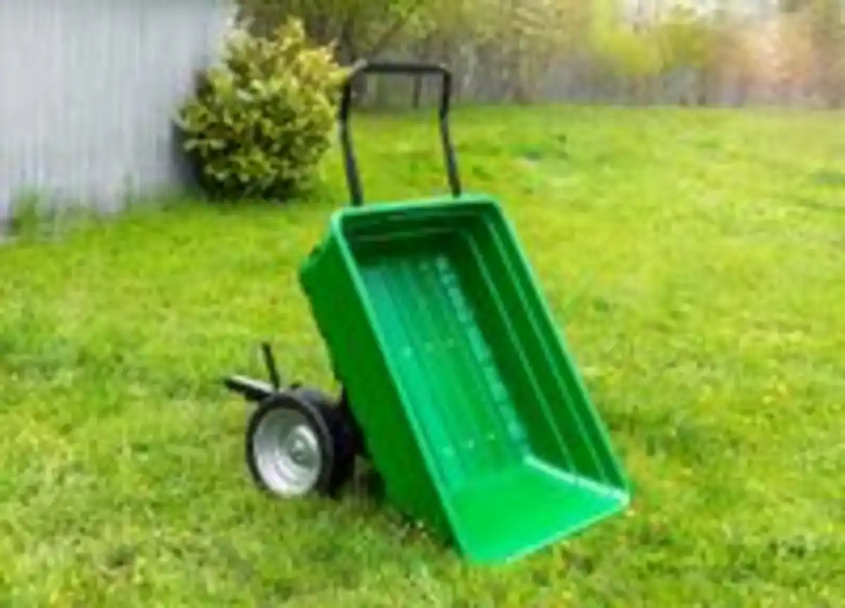 Bild 3 von XXL Gartenwagen, ca. 161,5 x 97 x 78,5 cm – Grün