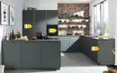 Bild 3 von Nobilia - Einbauküche Esilia, mineralgrün, inkl. Siemens Elektrogeräte