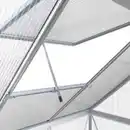 Bild 3 von Crystal Plus Aluminium Gewächshaus, ca. 360 x 182 x 208 cm - Silber