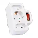 Bild 1 von Heitech Schaltbarer Steckdosenadapter 3-fach