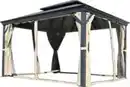 Bild 3 von Pavillon "Sofia" aus Aluminium & Stahl ca. 365 x 300 x 282 cm - Schwarz