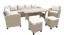Bild 1 von 19tlg. Ecklounge Dining-Lounge "Prato" - Beige