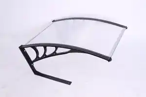 Mähroboter-Garage aus Polycarbonat, ca. 103 x 77 x 45,5 cm - Transparent
