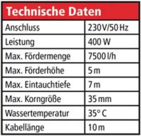Bild 3 von Klarwasser-/Schmutz-Tauchpumpe 2 in 1