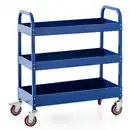 Bild 1 von Werkzeugrollwagen mit 3 Ablagen 80x 41x 78 cm blau