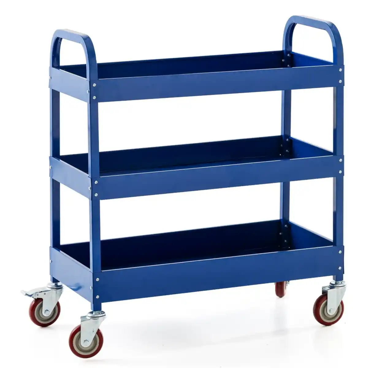 Bild 1 von Werkzeugrollwagen mit 3 Ablagen 80x 41x 78 cm blau