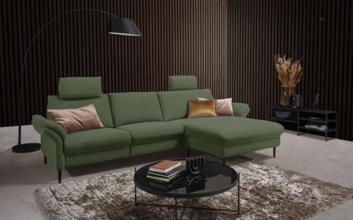Bild 1 von Ecksofa Luana, grün, inkl. Relaxfunktion