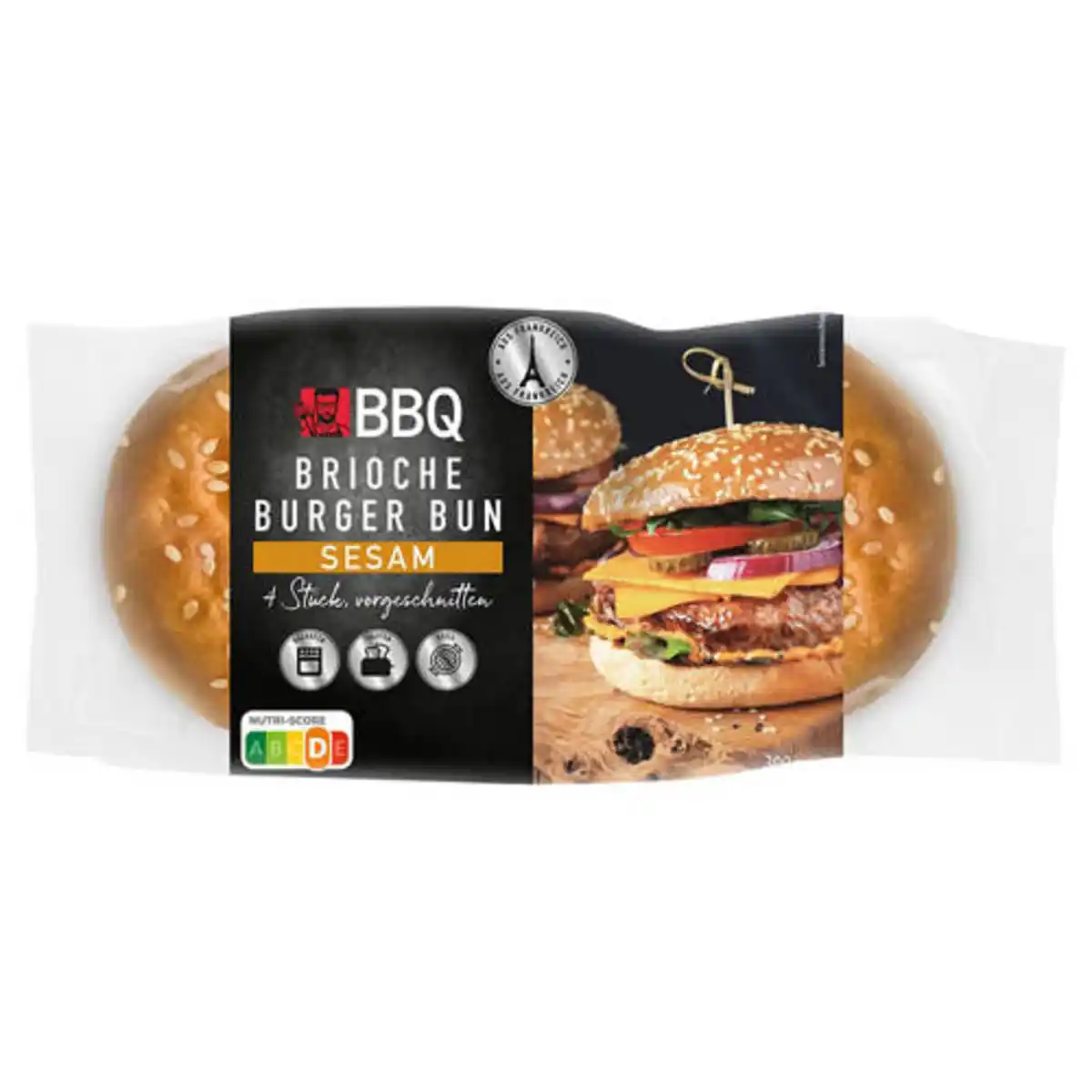 Bild 1 von BBQ Brioche Sesam-Burgerbuns 300 g