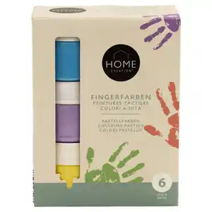 HOME CREATION Kreativ-Set, Fingerfarben Pastell