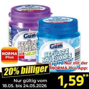Fresh Gum Gefüllte Kaugummis