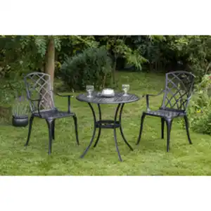 MERXX Gartenmöbelset »Rhodos«, Metall, 3-teilig