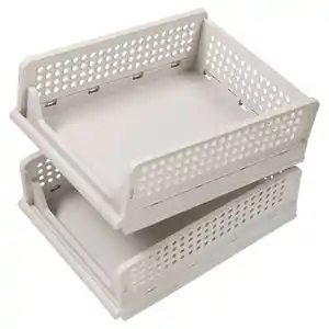 HOME CREATION Schrank Organizer 2er-Pack, Gross, Beige