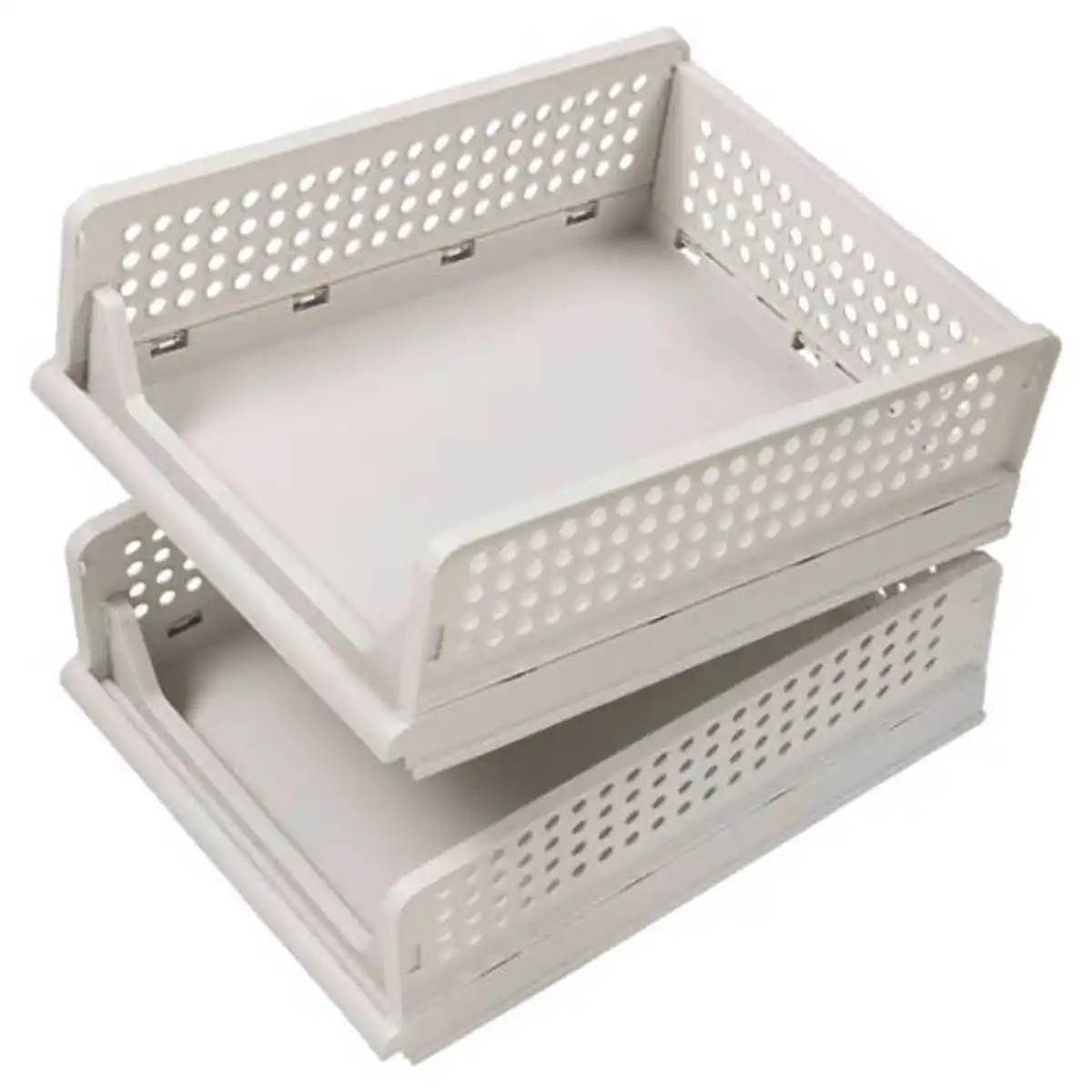 Bild 1 von HOME CREATION Schrank Organizer 2er-Pack, Gross, Beige