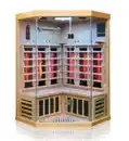 Bild 2 von Infrarotkabine BRANDON 120x120 cm, 6 Vollspektrumstrahler, 1-2 Personen