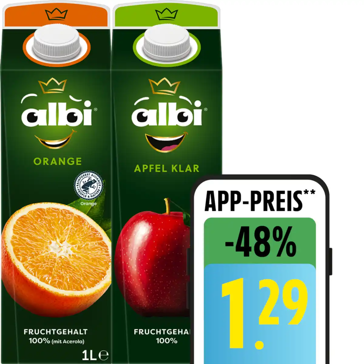 Bild 1 von albi Fruchtsaft oder Nektar