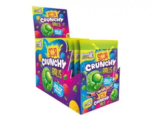 Fruchtgummi saure Crunchy Bälle