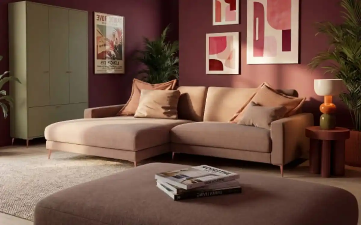 Bild 1 von Ecksofa Ulma 2.0, rosa