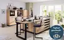 Bild 1 von Mondo - Einbauküche Stadum/Rosian, Eiche Sierra Nachbildung/beton grau, inkl. Siemens Elektrogeräte