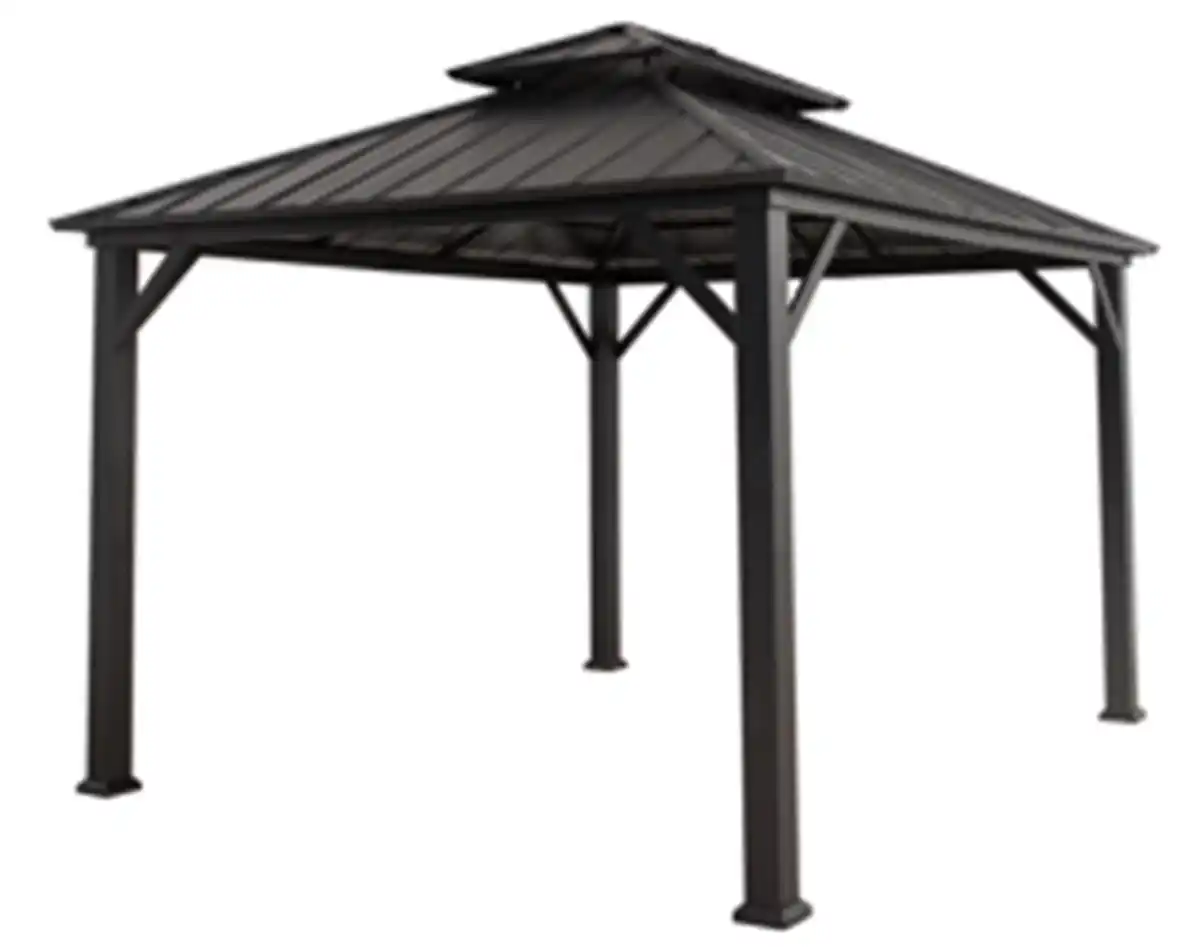 Bild 1 von Pavillon „Sofia“ aus Stahl, ca. 365 x 298 x 275 cm - Schwarz