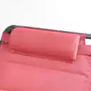 Bild 3 von Komfort-Sonnenliege inkl. Kissen gepolstert aus Aluminium, ca. 193 x 67 x 32 cm - Rot