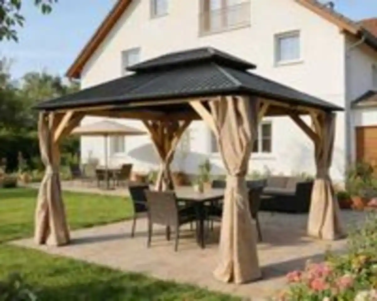 Bild 2 von Pavillon Limassol ca. 298 x 298 x 275  - Schwarz