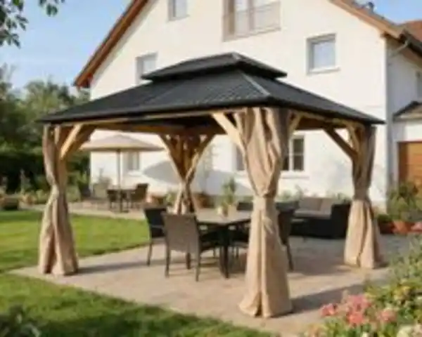 Bild 2 von Pavillon Limassol ca. 298 x 298 x 275  - Schwarz