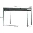 Bild 3 von Outsunny Pavillon, BxHxT: 298 x 222 x 213 cm