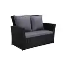 Bild 2 von MeXo Gartenmöbelset »9193«, 4-teilig, Polyrattan/Textil/Metall