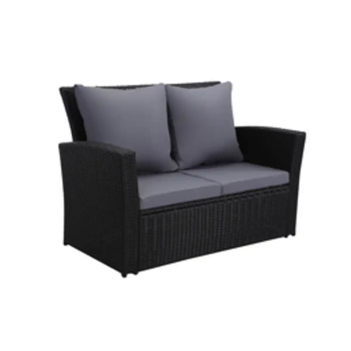 Bild 2 von MeXo Gartenmöbelset »9193«, 4-teilig, Polyrattan/Textil/Metall