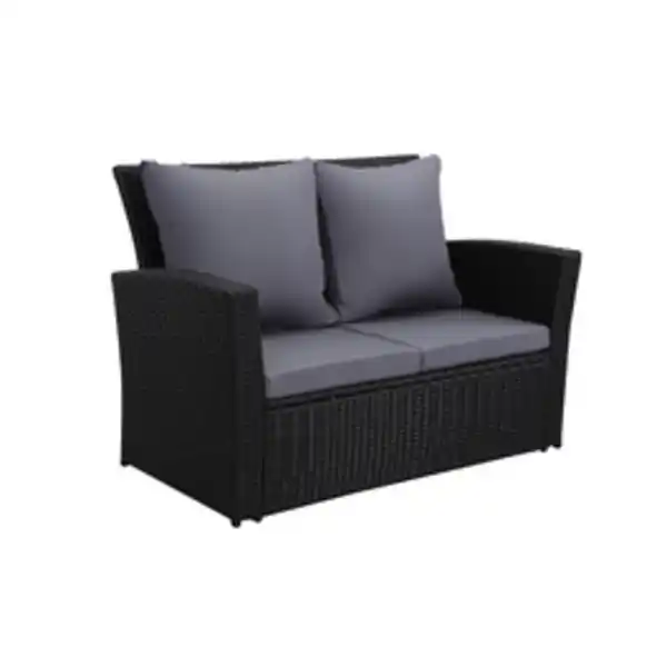 Bild 2 von MeXo Gartenmöbelset »9193«, 4-teilig, Polyrattan/Textil/Metall